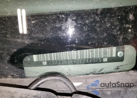 2007 Chevrolet Malibu Ls из США, поврежденный, VIN 1G1ZS58F77F244073